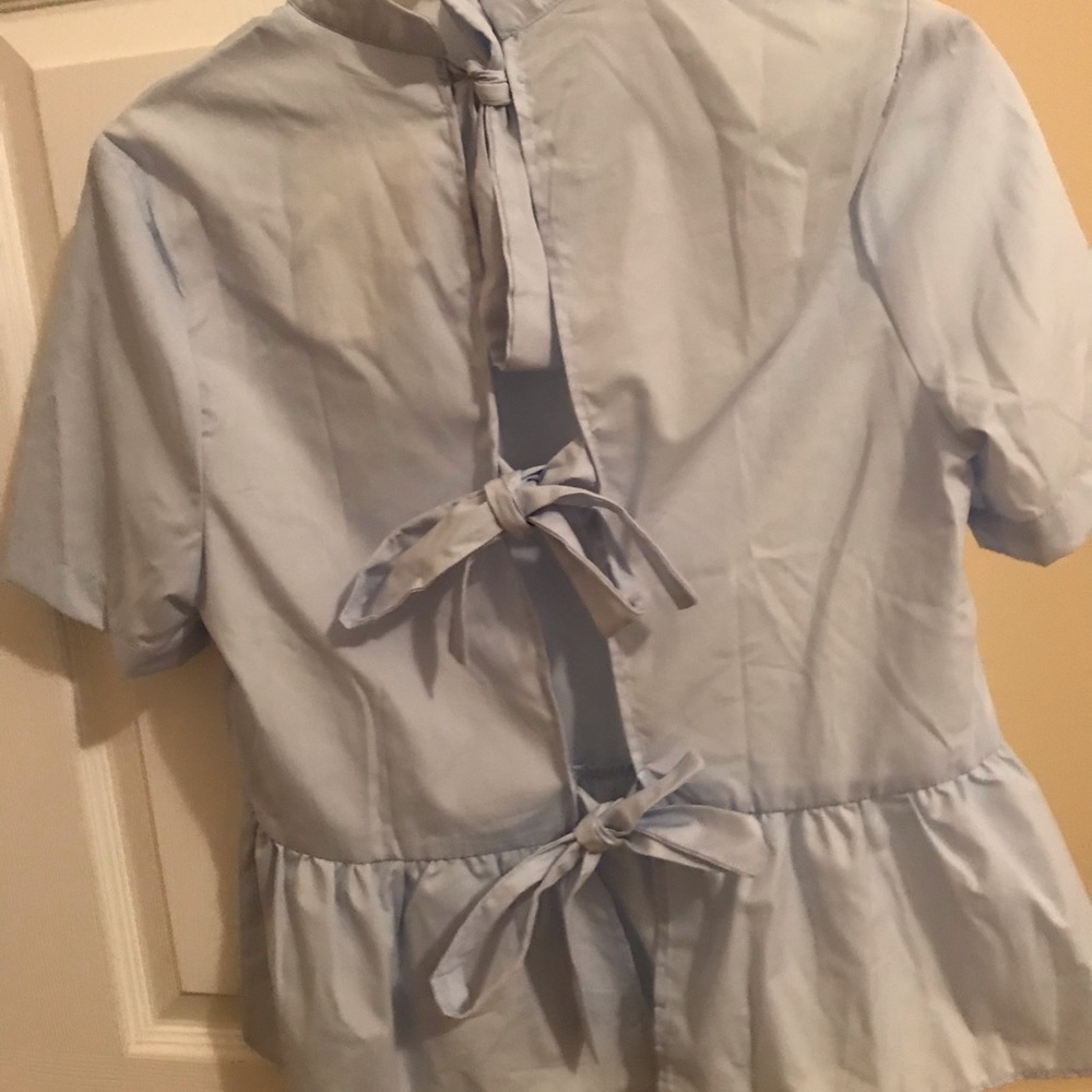 NWT bleuh ciel tie back top- size S & M